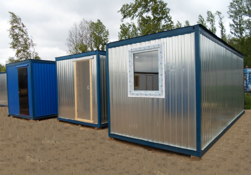 Металлическая бытовка и блок-контейнер