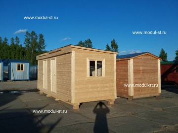 Фото деревянных бытовок 18