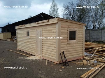 Фото деревянных бытовок 21