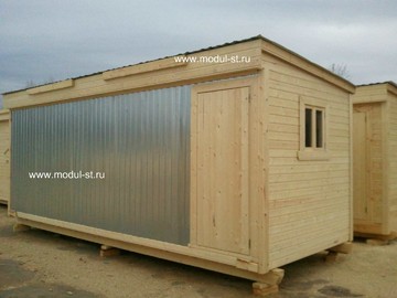 Фото деревянных бытовок 38