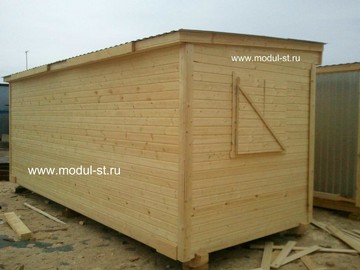 Фото деревянных бытовок 49